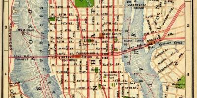 Eski Manhattan haritası