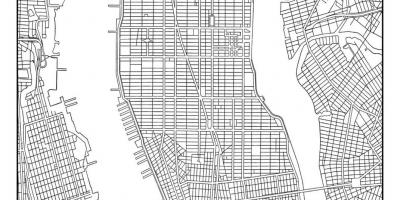 Manhattan ızgara haritası