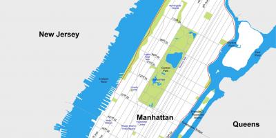 Manhattan şehir haritası yazdırılabilir