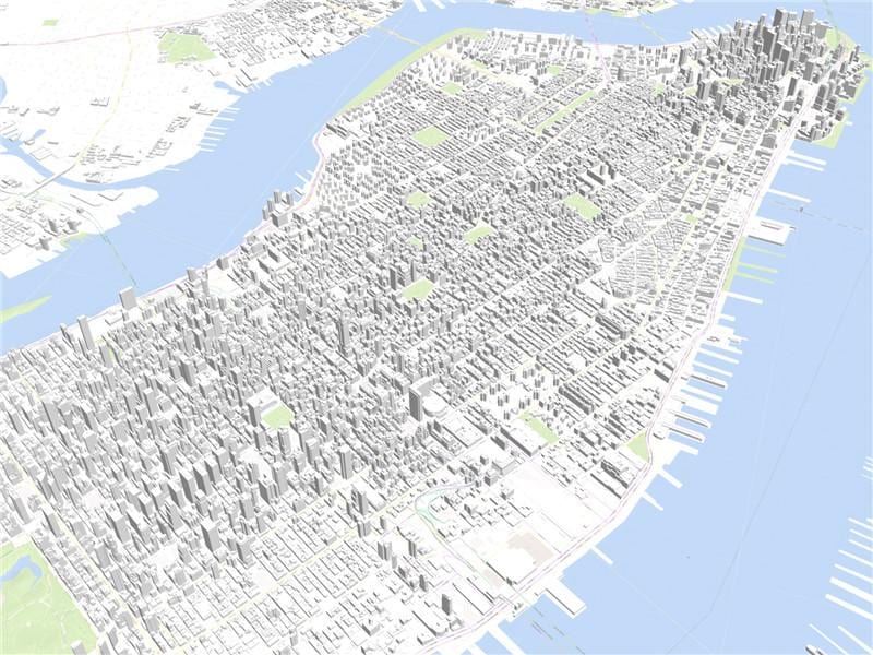 Manhattan 3d harita