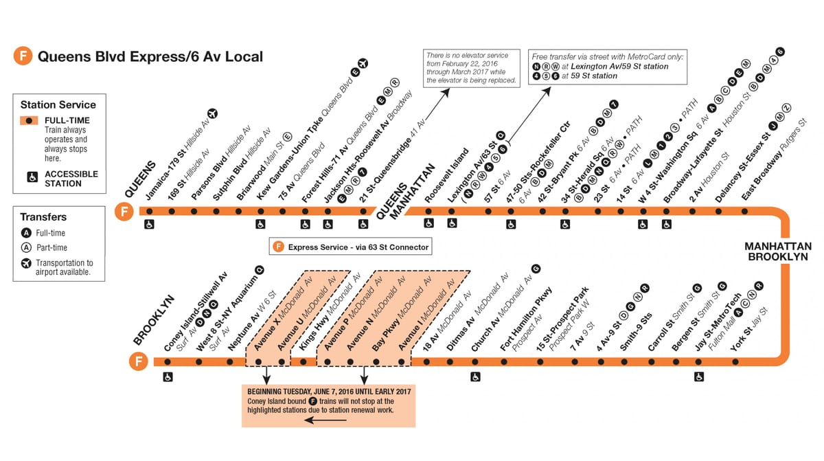 f treni harita Manhattan