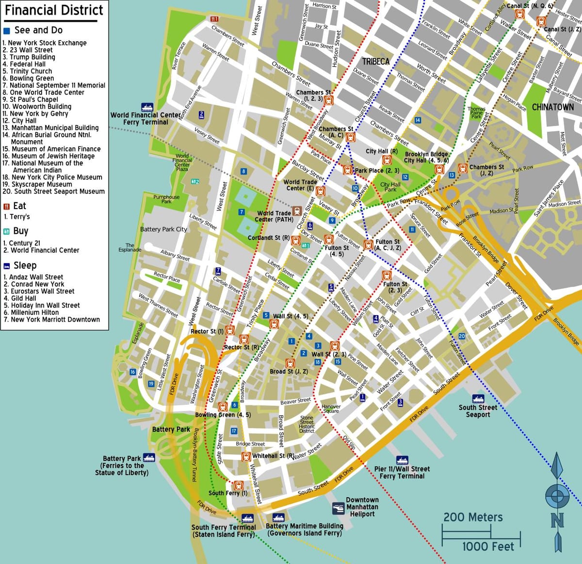 Manhattan ny haritası