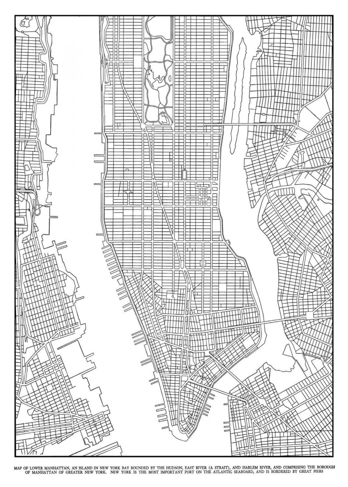 Manhattan ızgara haritası
