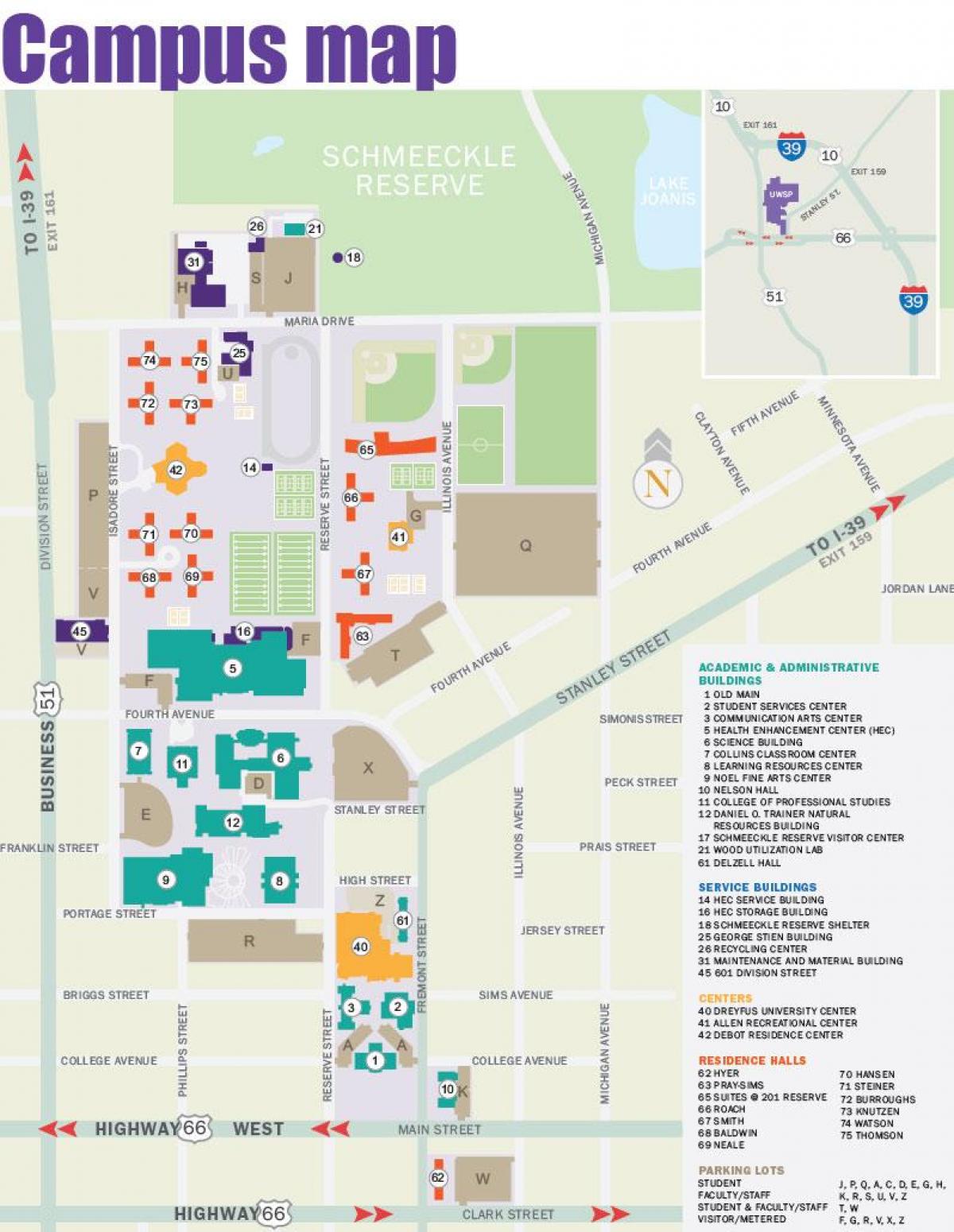 New York Üniversitesi kampüs haritası