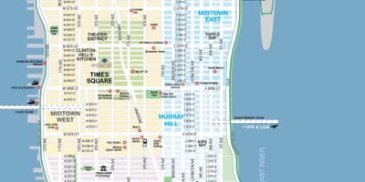 Manhattan NYC ücretsiz yazdırılabilir göster